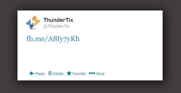 Don't do this! bad example of event promotion