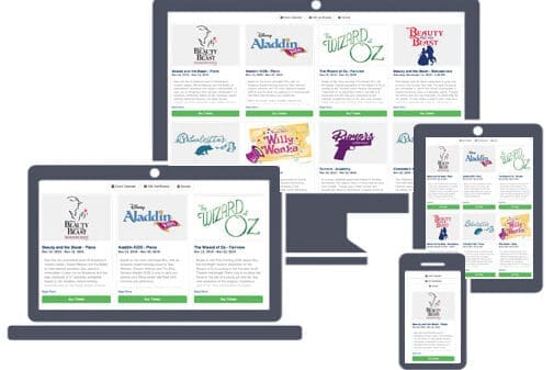 Mobile responsive box office software Responsive, mobile ready box office software