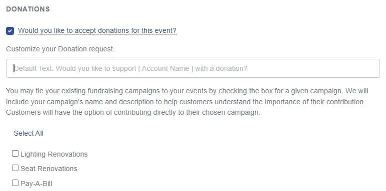 Donation request