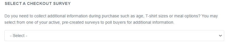 Select a Survey