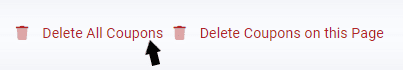 Delete all coupons