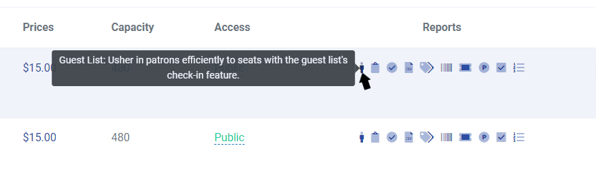 Event Guest List