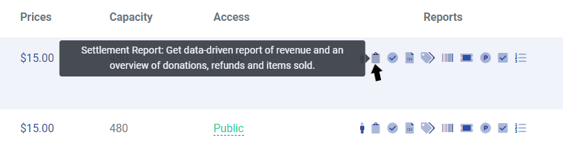 Performance Settlement Report