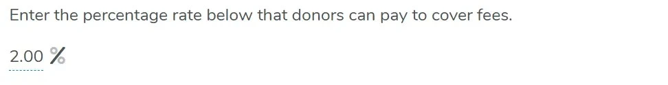 Allow patrons to cover fees