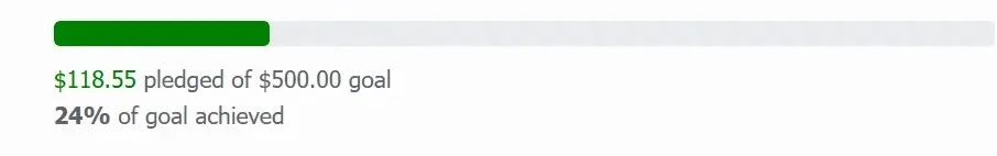 Donation goal for a campaign 