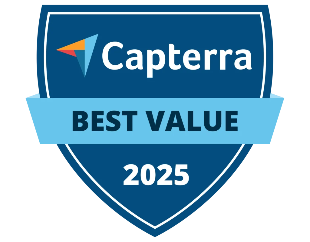 Capterra - Rated ThunderTix Best Value in 2025